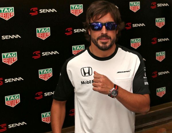 Fernando Alonso presenta la edición especial de cronógrafos Tag Heuer Senna 